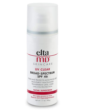 EltaMD UV Clear SPF 46 bottle with box