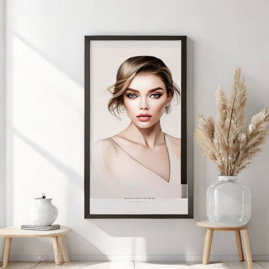 2 pieces Vintage Perfume Bottle Canvas Wall Art Modern Luxury Posters Print Fashion Glam Poster Pict