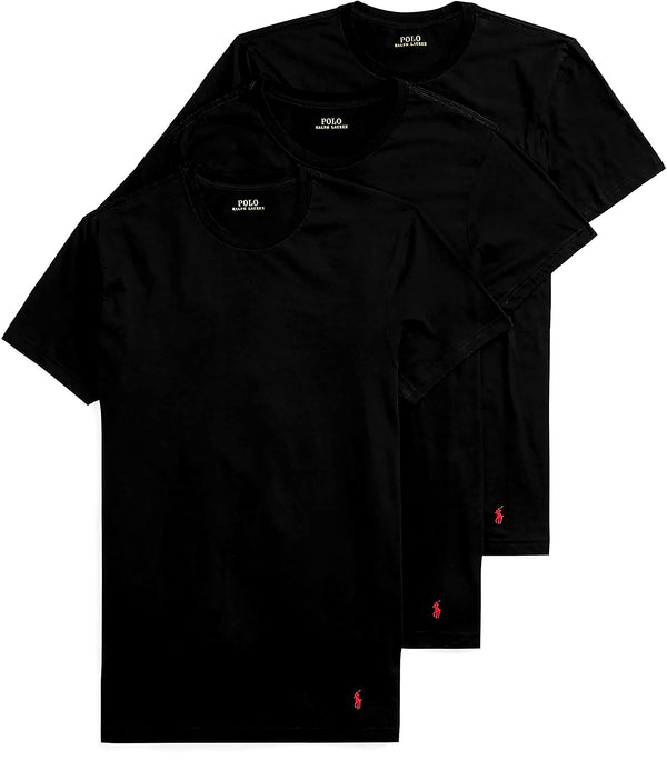 Polo Ralph Lauren Men's Classic Cotton Crewneck T-Shirt, 3-Pack