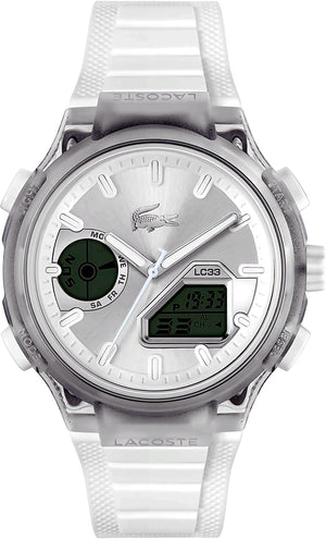 Lacoste LC33 analog-digital watch, silicone strap
