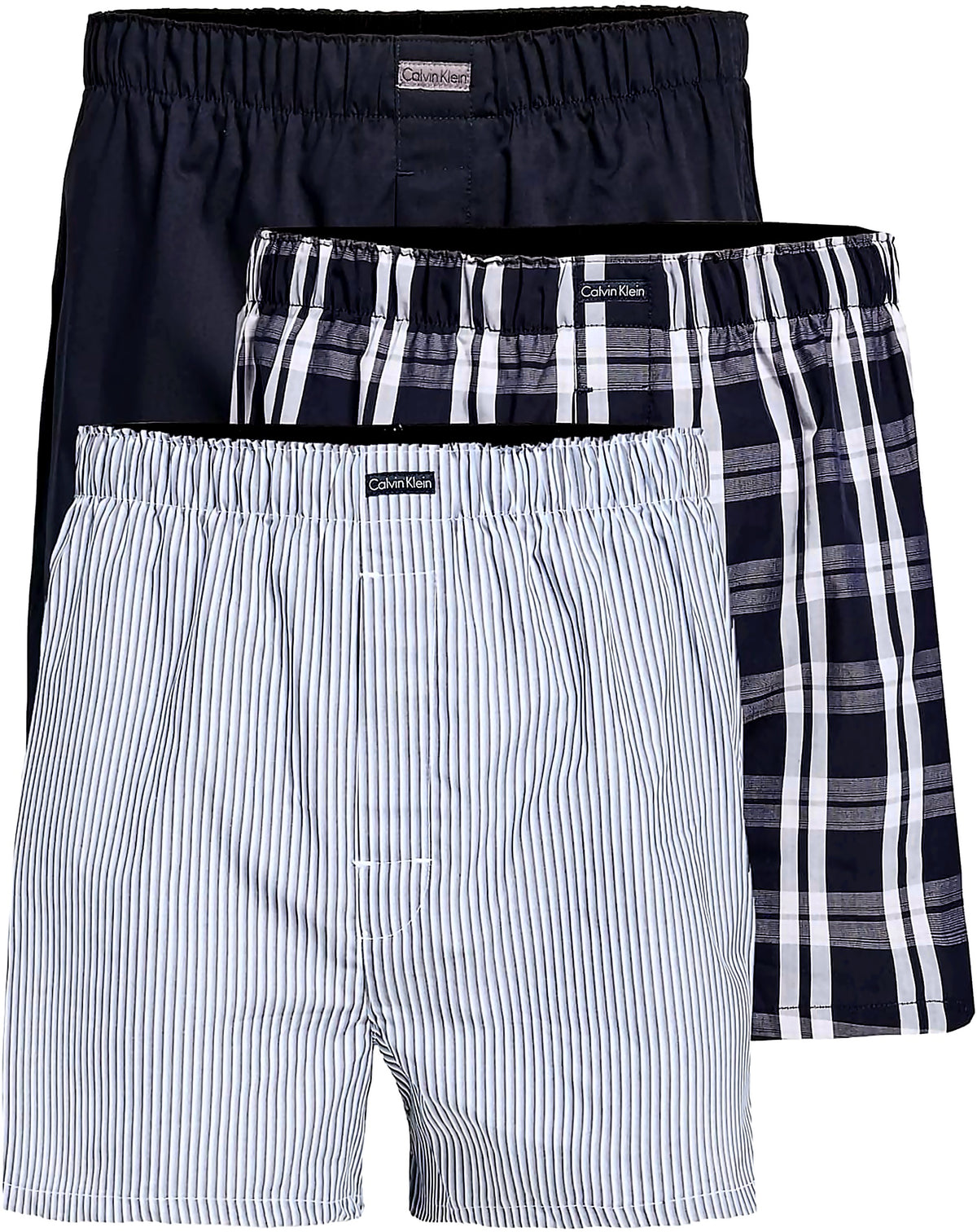 Calvin Klein Cotton Classics Woven Boxer — 3-Pack