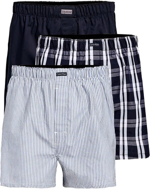 Calvin Klein Cotton Classics Woven Boxer — 3-Pack