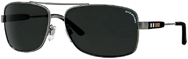Burberry BE 3074 Sunglasses — Gunmetal Grey