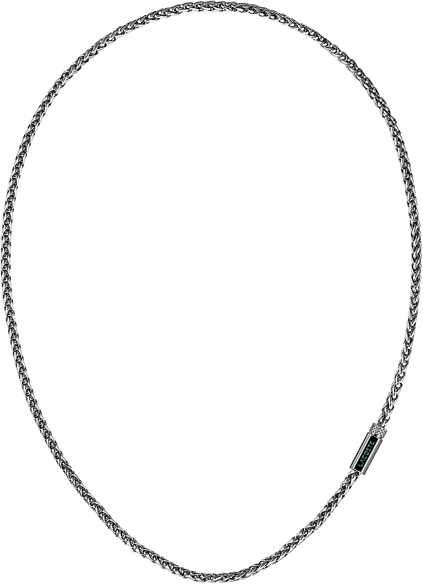 Lacoste Spelt Men's Chain Necklace, Fashionable, Eye-Catching Men's Jewelry