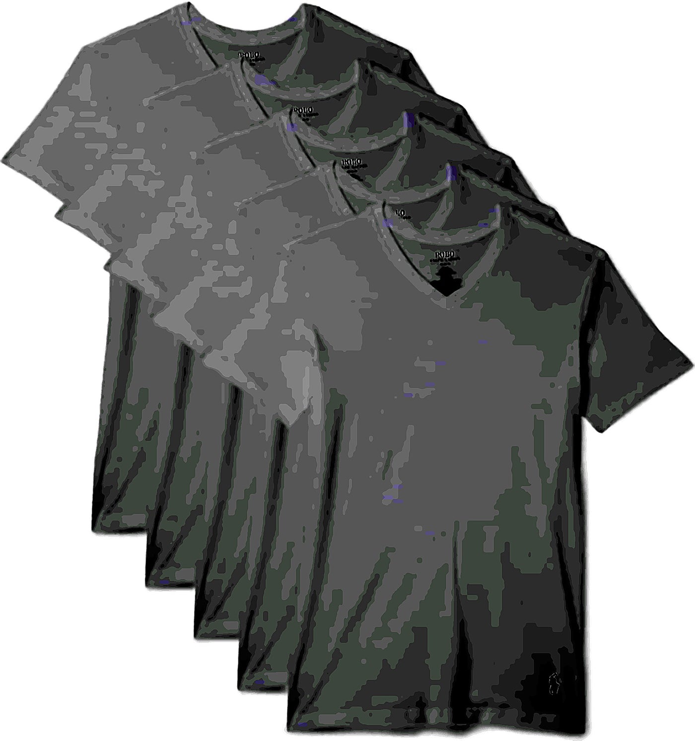 POLO RALPH LAUREN 5-Pack Slim Fit V-Necks