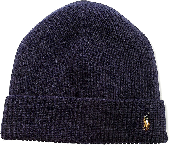 Polo Ralph Lauren Men's Signature Merino Cuffed Beanie