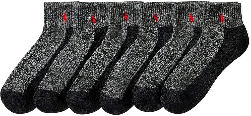 POLO RALPH LAUREN Men's Performance Cotton Quarter Socks