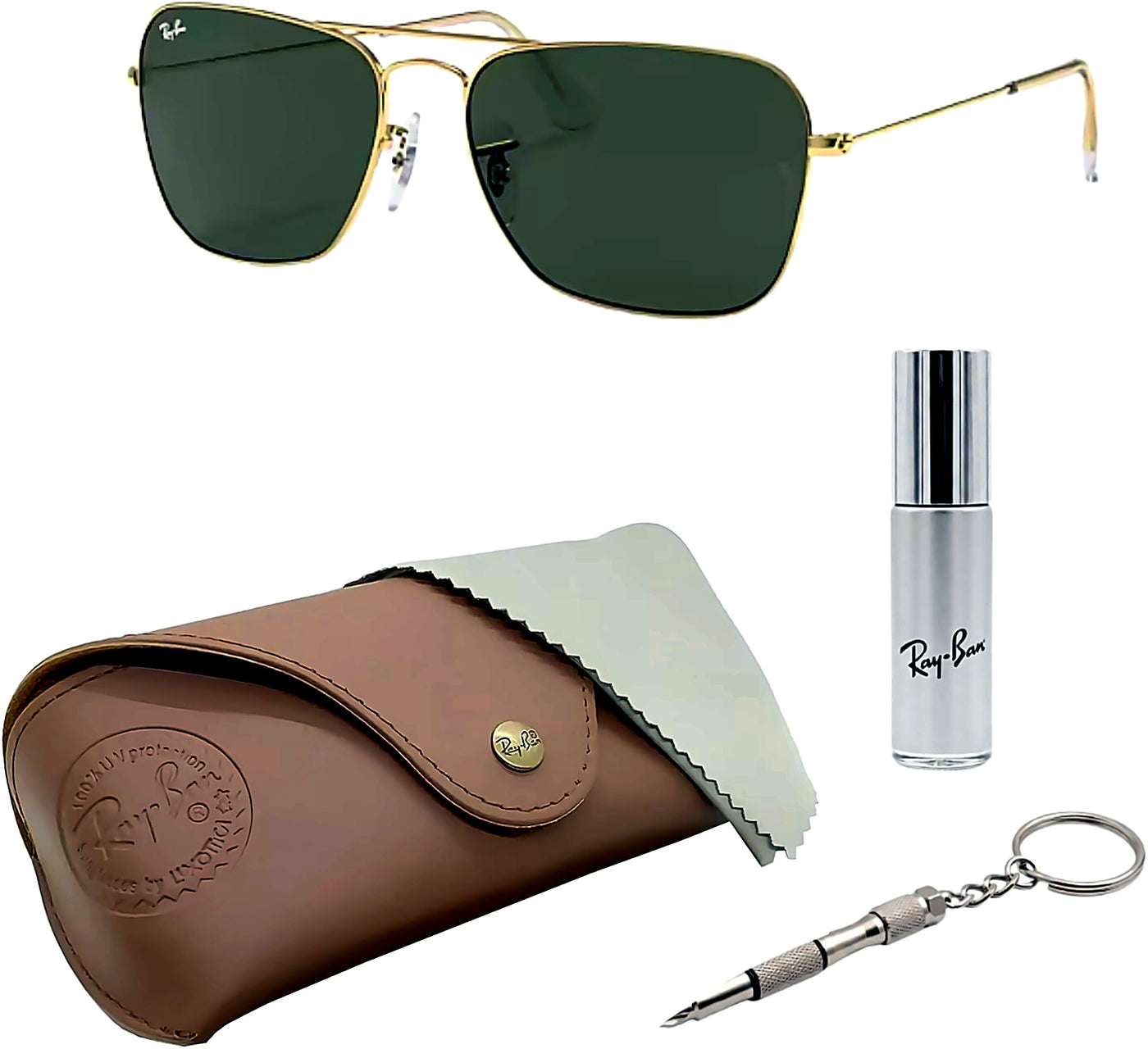 Ray-Ban unisex adult Rb3136 Caravan Square Sunglasses
