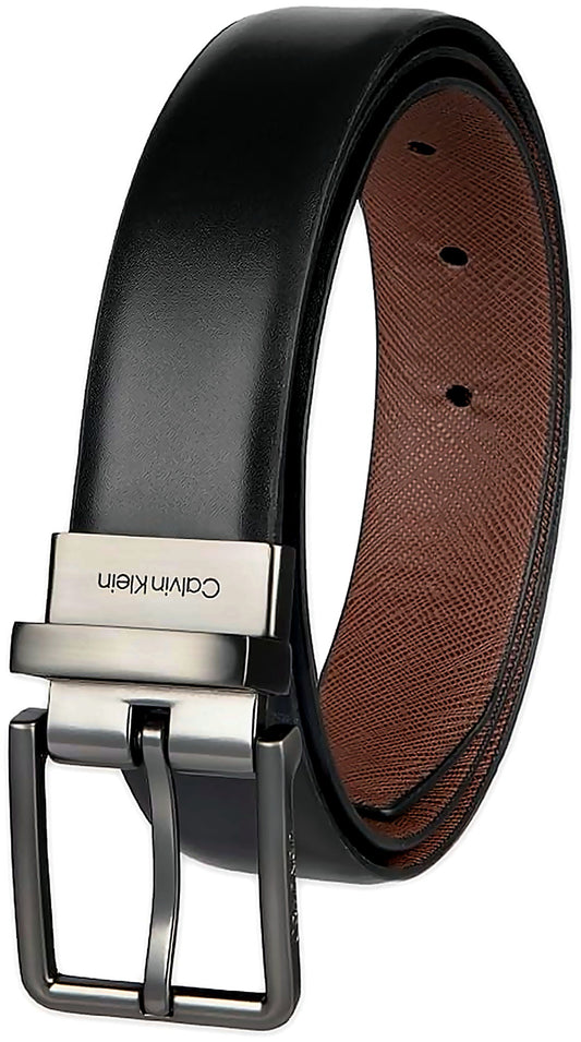 calvin klein mens reversible leather belt