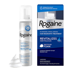 Men's Rogaine 5% Minoxidil Foam 3-month supply pack