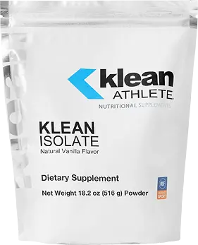 Klean Athlete Klean Isolate whey protein, product shot