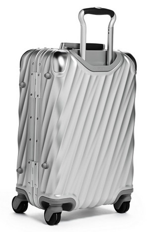 TUMI 19 Degree Aluminum International Carry-On, silver, three-quarter view