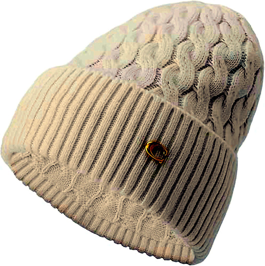coach womens cable beanie