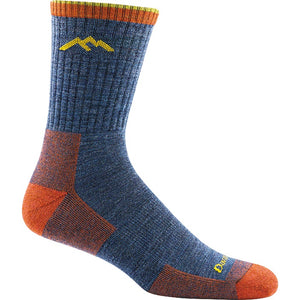 Darn Tough Hiker Micro Crew Cushion sock in black, men's