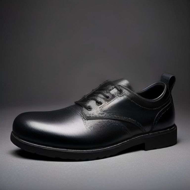 TANIELD Steel Toe Shoes for Men Lightweight Safety Work Shoes with Kevlar Puncture Resistant Midsole — Executive Edition