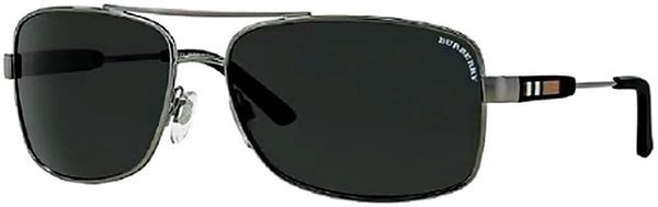Burberry BE 3074 Sunglasses — Gunmetal Grey