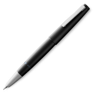LAMY 2000 fountain pen in black Makrolon, full length view