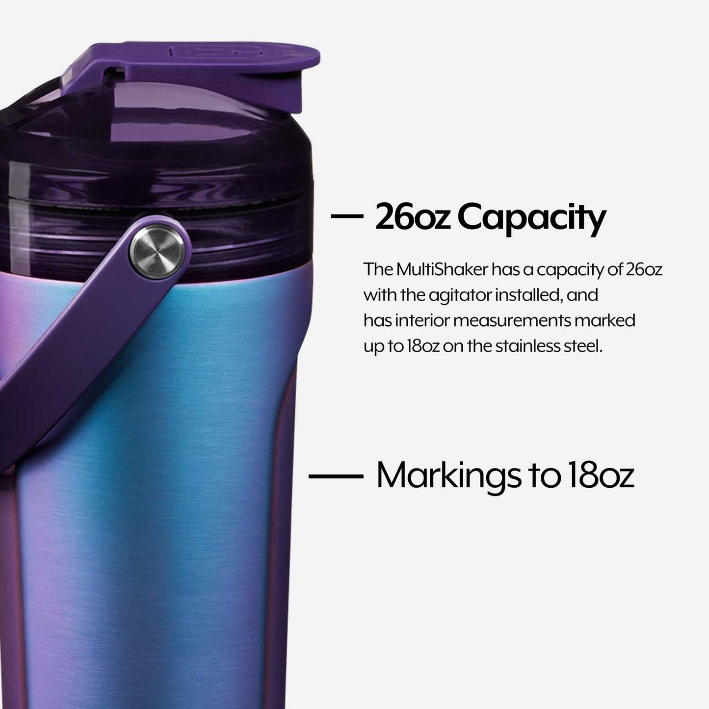 BrüMate MultiShaker Blender Shaker Bottle