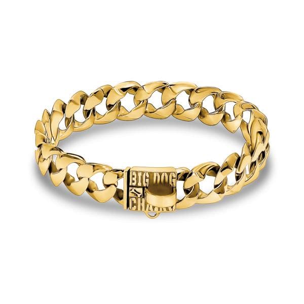 THE R.I.C.O. Luxury Gold Cuban Link Dog Collar