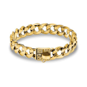 THE R.I.C.O. Luxury Gold Cuban Link Dog Collar