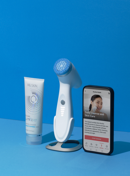 ageLOC LumiSpa iO Smart Facial Cleansing Device - Premium Power Bundle | KZ LUXURY