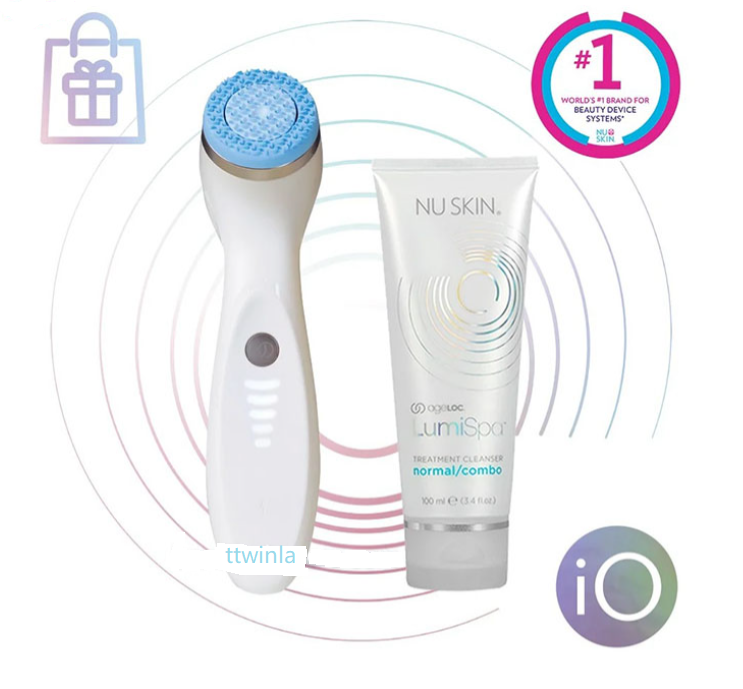 ageLOC LumiSpa iO Smart Facial Cleansing Device - Premium Power Bundle | KZ LUXURY