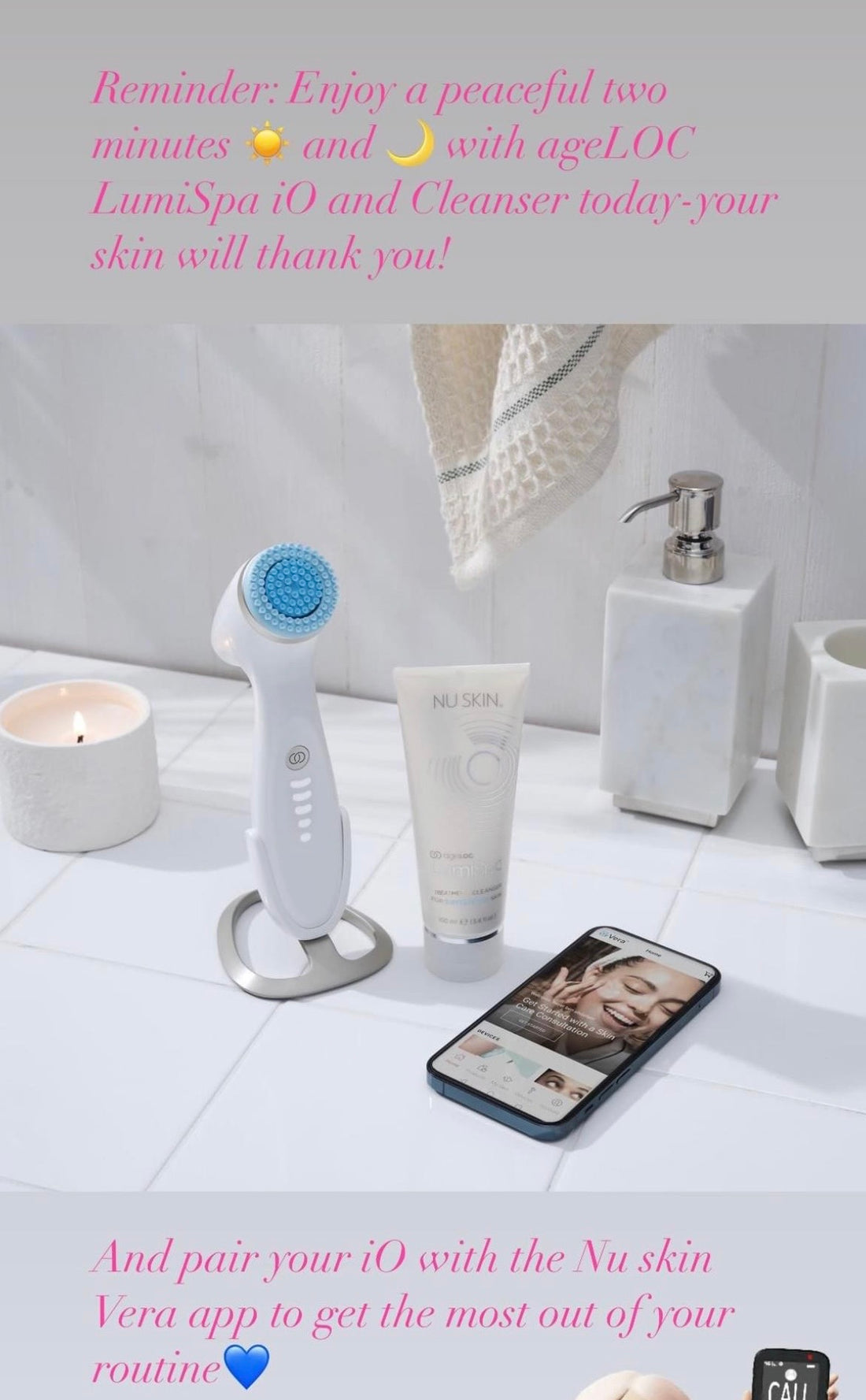 ageLOC LumiSpa iO Smart Facial Cleansing Device - Premium Power Bundle | KZ LUXURY