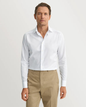 Eton White Signature Twill Shirt, alternate product shot